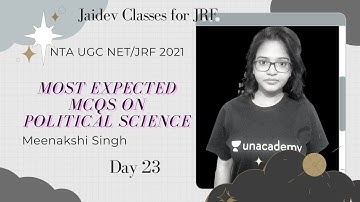 Most Expected Questions Series I NTA UGC NET 2021 I Meenakshi Singh