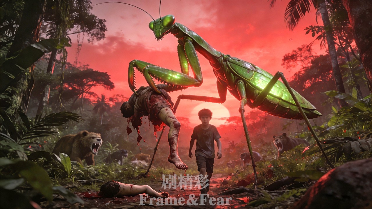 В тропическом лесу появился гигантский богомол-убийца! Подростка разорвало на части на месте.