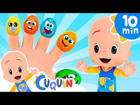 The Finger Family surprise eggs and more nursery rhymes from Cleo & Cuquin