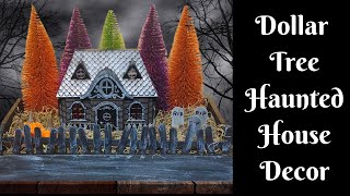 Dollar Tree Haunted House | Dollar Tree Halloween DIY | DIY Halloween Decor | Halloween Craft
