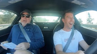 My girlfriends father does not like going fast... so naturally its a
good idea to throw in the ferrari 458 with me. and raise stakes... i
ask him how ...