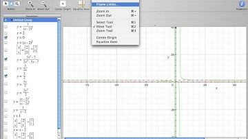 Graphing Rational Functions: Holes In Rational Functions - Mac Grapher, A Graphing Calculator