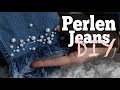 DIY Perlenjeans | Pearl Jeans | Blogger styling