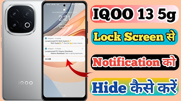 IQOO 13 5g Lock Screen Par Notification Ko hide Kaise Kare // How To Hide Notification In IQOO 13 5g