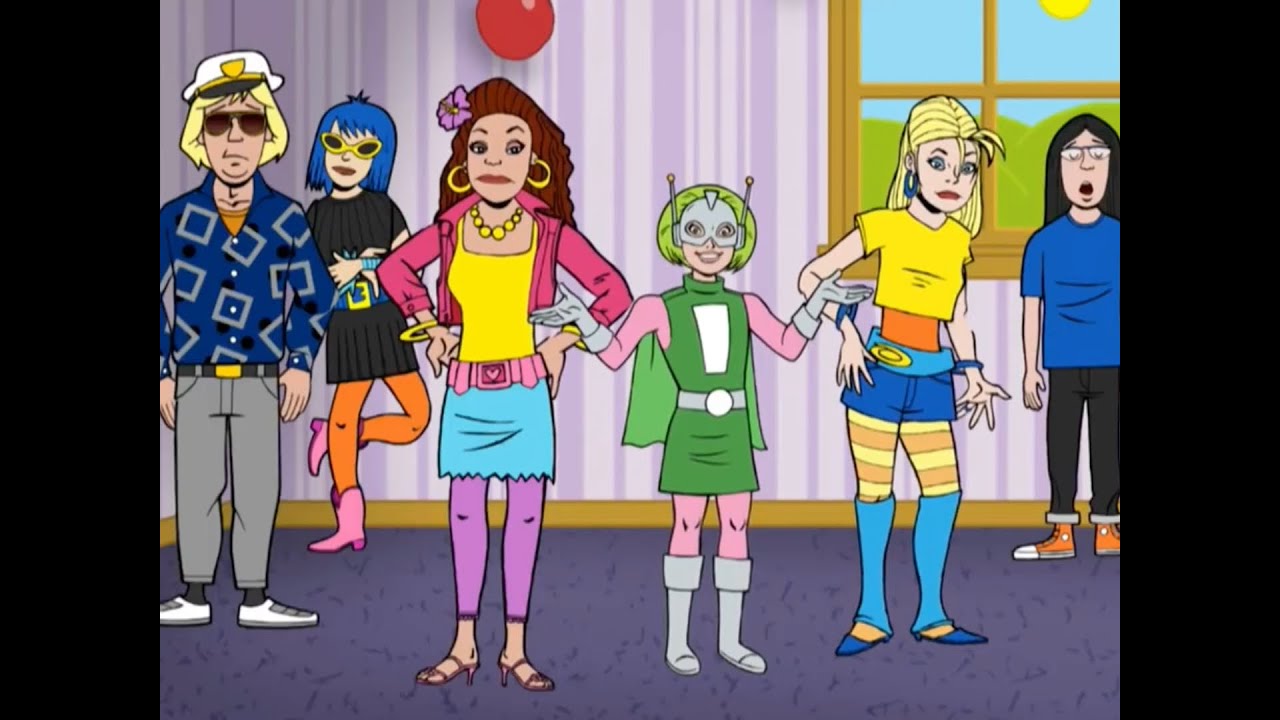 Yo Gabba Gabba! Super Martian Robot Girl Dance Party Slow Motion 2x YouTube