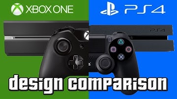PS4 vs Xbox One - Design Comparison [3D Models]