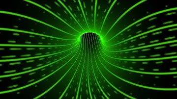 VR 360 colorfull wormhole warp straight ahead through this science fiction wormhole