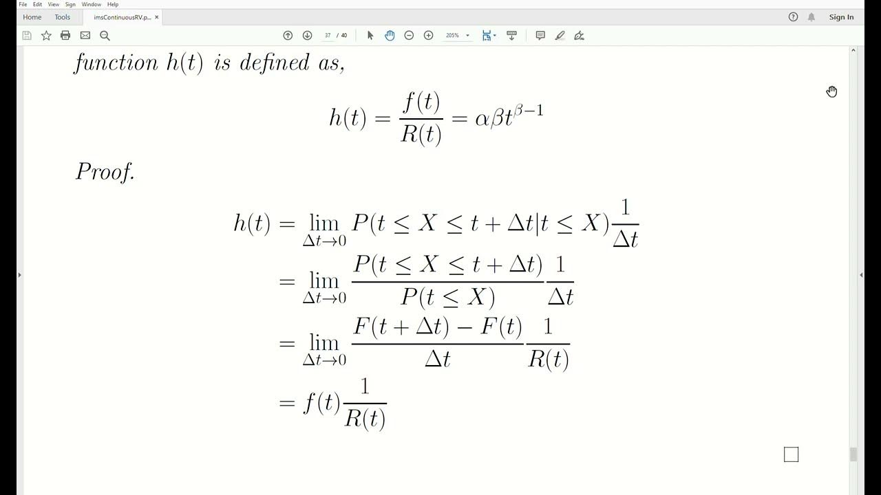 ims35 Weibull Distribution YouTube