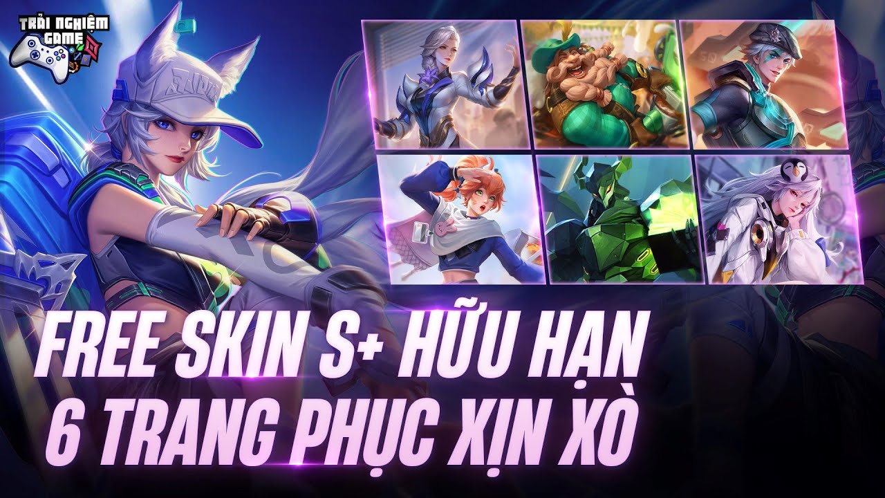 Liên Quân FREE SKIN – 6 Trang Phục Mới Tulen Đại Uý, Sinestrea Cánh Cụt – Trải Nghiệm Game