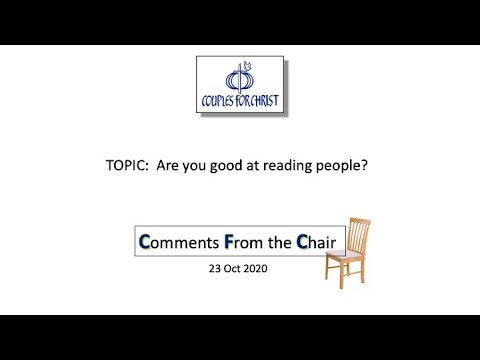 COMMENTS FROM THE CHAIR with Bro Bong Arjonillo - 23 October 2020