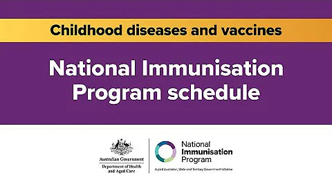 The vaccination schedule | National Immunisation Program
