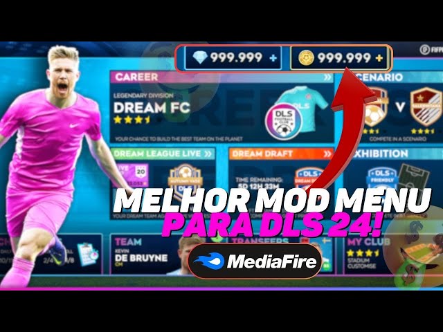 Dream League Soccer2024 v11.020 Apk Mod Menu Dinheiro infinito - Apk Mod