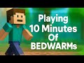 10 minutes of Hive bedwarms||with optifine||@GmrPE @MumbaYT @unfrndlyone