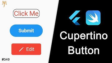 Flutter Tutorial - Create Custom iOS Styled Buttons | SwiftUI in Flutter | Cupertino Button