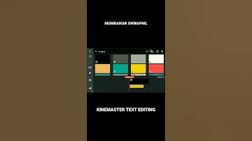 Kinemaster Text Editing tutorial #mumbaikarswwapnil #shorts