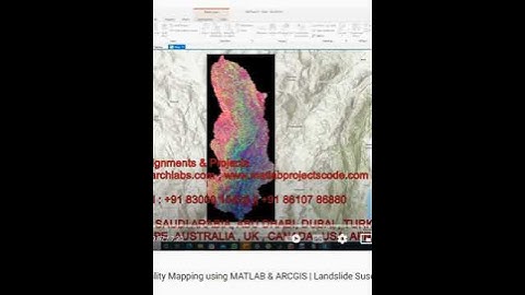 Landslide Susceptibility Mapping using MATLAB & ARCGIS - Landslide Susceptibility Mapping - ArcGIS