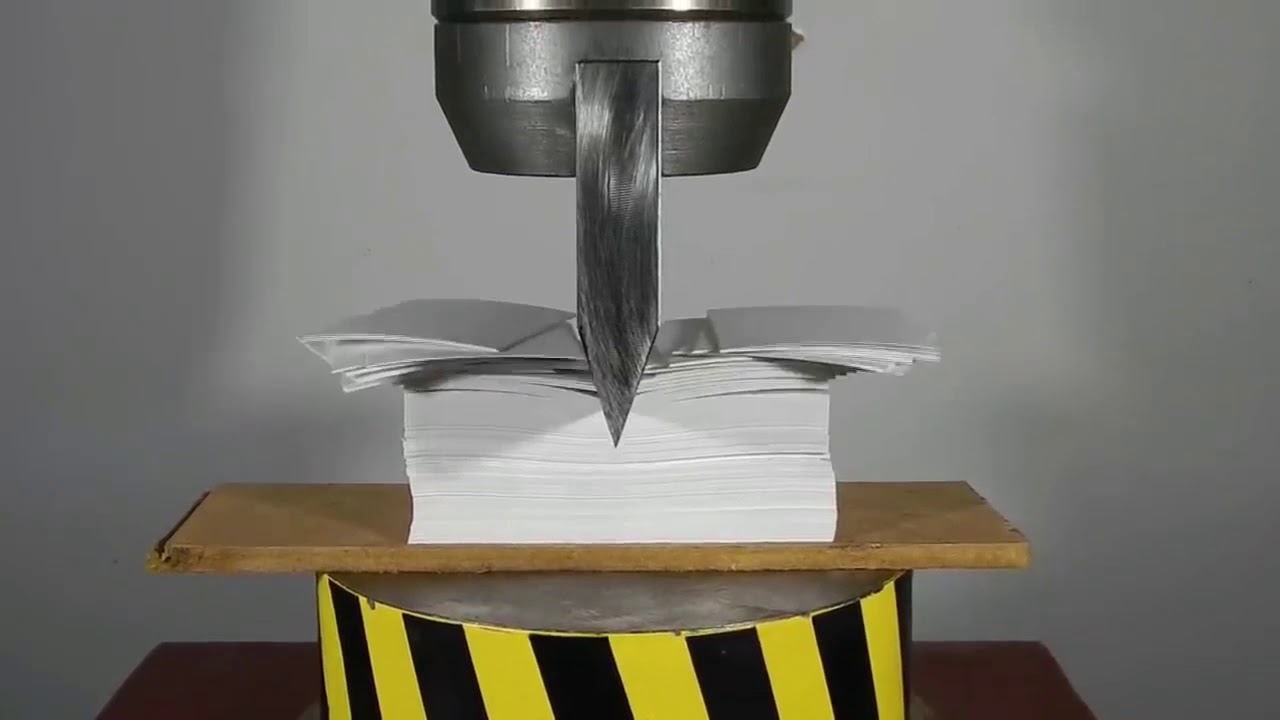 Hydraulic knife and Paper YouTube