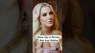 Show Up in Person, Not Just Online #weddingindustry
