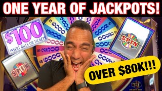 🏆 BEST $100 WHEEL OF FORTUNE VIDEO on YOUTUBE!! $80,000 in JACKPOT WINS from 2020!! 🥇💰 💵 👑