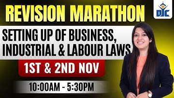 CS EXECUTIVE GROUP - 1 | SBILL | REVISION MARATHON | DEC 2025 | CS KIRTI CHATURVEDI | DJC INDORE
