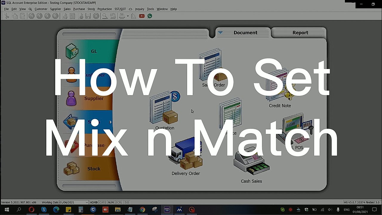 How To Set Mix n Match 如何设置混搭商品折扣 | SQL POS - YouTube