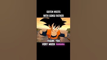 Goten Meets With Goku Father 🤯 #crashout #goku #sparkingzero #dragonball #dbz