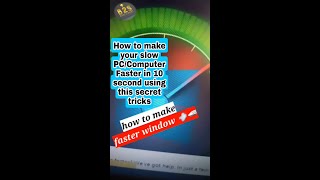 how to make 10x 🚀🚀🚀faster windows use this secret method | #howtomakeslowcomputerfast #basic2smart