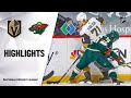 Golden Knights @ Wild 3/10/21 | NHL Highlights
