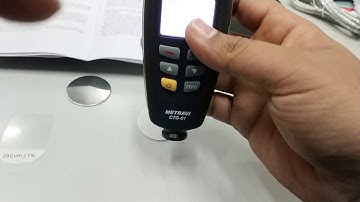 Metravi CTG 01 Zero point calibration