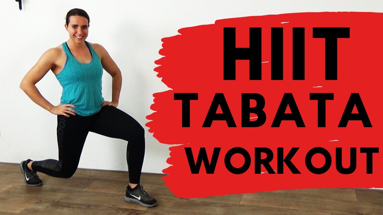 30 Minute HIIT Workout for Fat Loss – Lower Body Tabata HIIT Exercises at Home – No Equipment