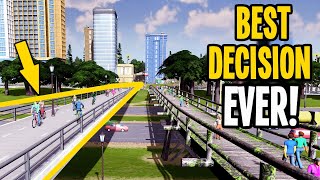 How to make a Bicycle Super-Highway in Your City & Why you Want To in Cities Skylines! screenshot 4