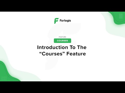 Forlogis LMS: Introduction