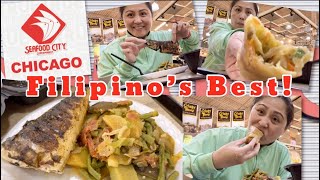 Seafood City Supermarket Chicago ~ Filipino’s Best ~ Grilled City Mackerel + Lumpia + Pinakbet 👌🏻