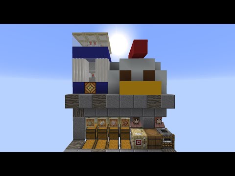 Smart Chicken Farm: ALL drops Auto Balanced, No waste! | Minecraft 1.17+ @MaizumaGames