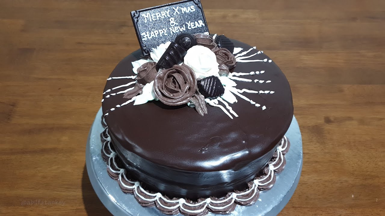  Dekorasi  Kue  Ulang Tahun Coklat Cake Natal  Sederhana 