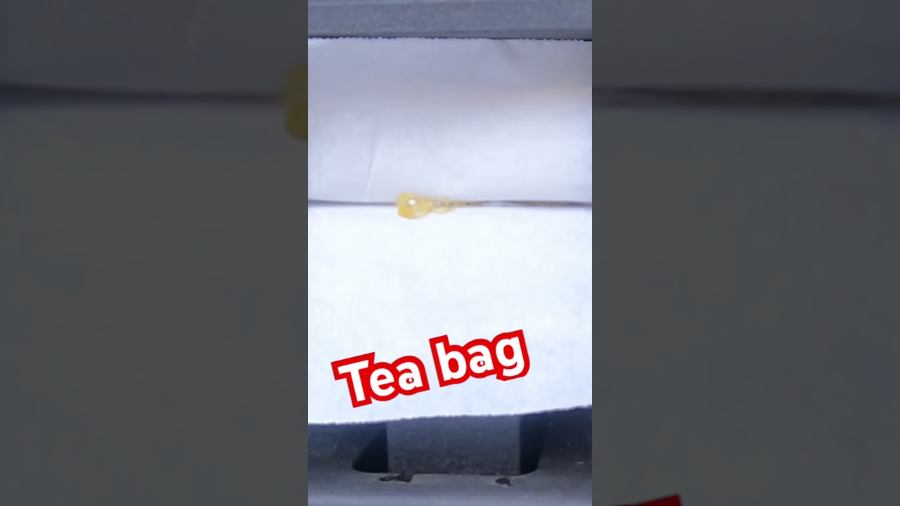 Did you know ….. you could use a tea bag to press rosin ??