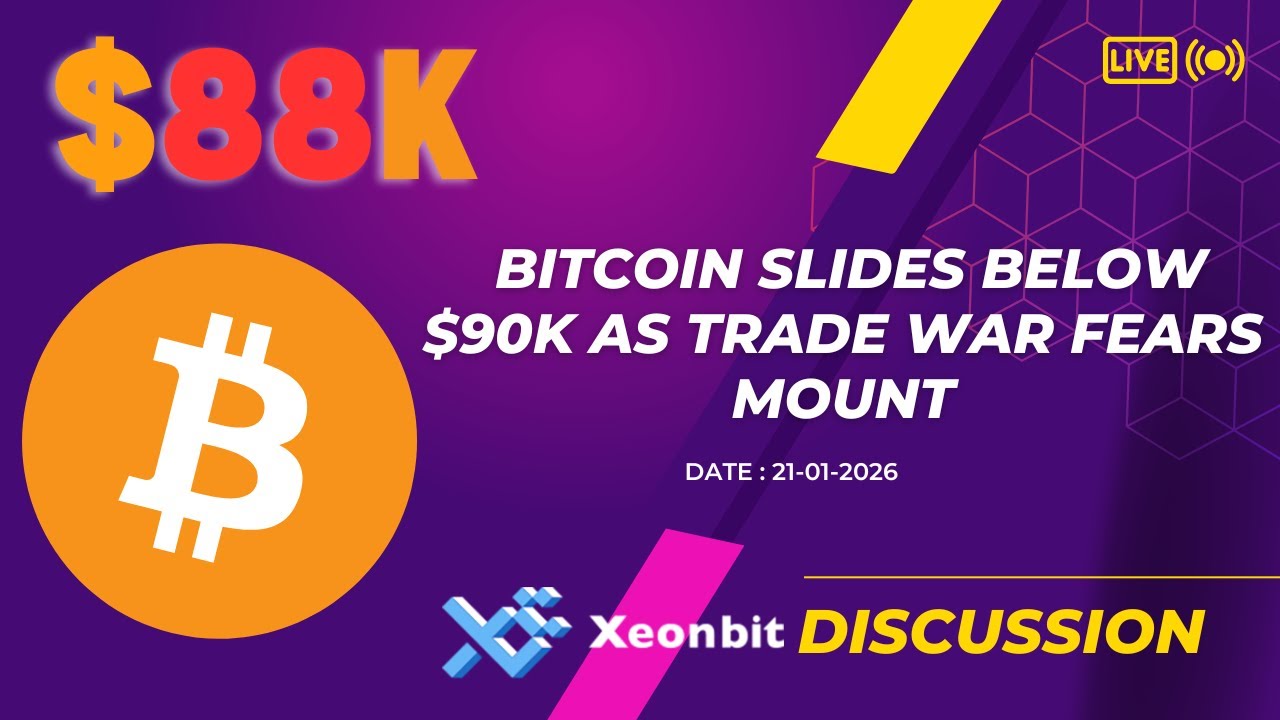 Bitcoin Slides Below $90K as Trade War Fears Mount [Xeonbit]