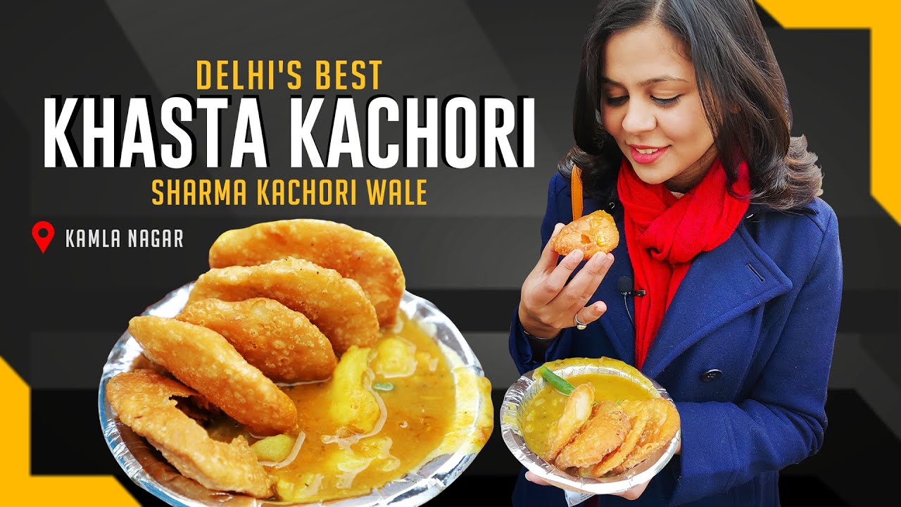 Sharma Ji Kachori Wale | 5 Kachori with Aloo Sabzi In Just 25/- Only | Delhi Street Food | INDIA EAT MANIA