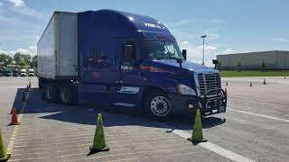 How to blind side parallel a Semi for cdl test