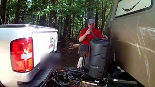 How to disconnect your hitch from the truck and camper trailer