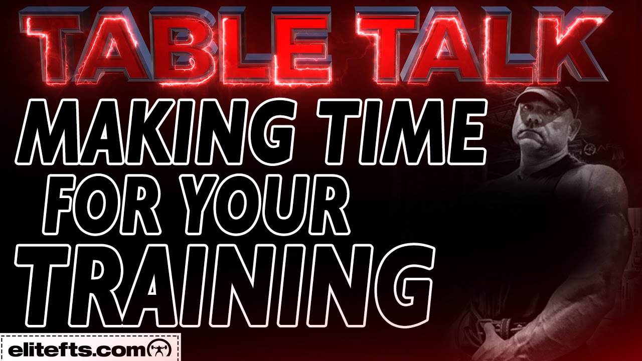 Making Time For Your Training - elitefts.com weight training weight loss