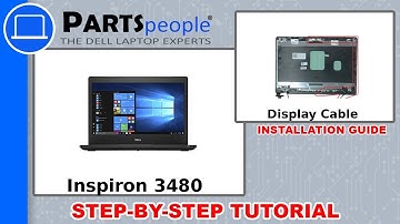 Dell Inspiron 3480 (P89G003) Display Cable How-To Video Tutorial
