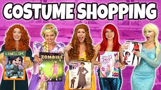 HALLOWEEN COSTUME SHOPPING WITH DISNEY PRINCESSES. (What Costume Would You Choose?) 2018