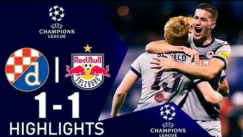 Dinamo Zagreb - Red Bull Salzburg 1-1 Highlights| UEFA Champions League 2022/2023