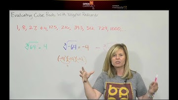13 7B Evaluating Cube Roots with Negative Radicands
