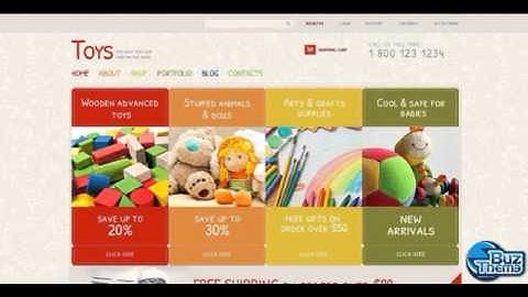 Download Toy Store Responsive Jigoshop Theme by  Glenn TM