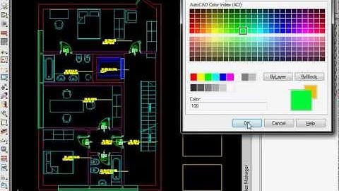 How to create, modify and move layers automatically in Autocad with APLUS plug-in.
