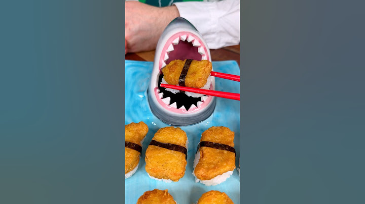 How to eat CHICKEN NUGGET sushi properly, like mom and dad?😅❤️🍣| CHEFKOUDY