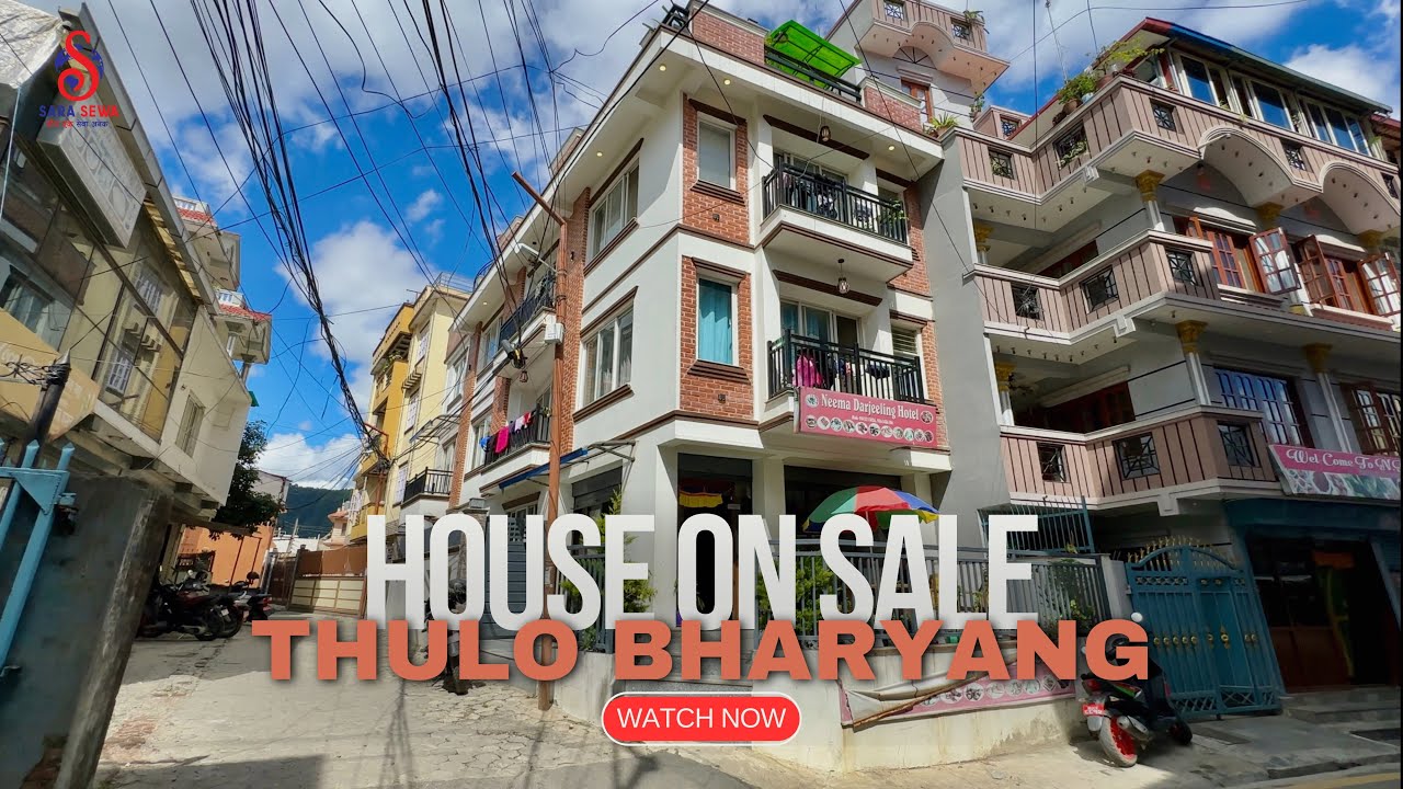 ठुलोभर्याङ्गमा, रुम्बा चोक नजिकै ४ आना २ पैसा  जग्गामा निर्मित ३.५ तले आकर्षक घर तुरुन्त बिक्रिमा छ.