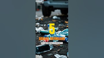 5 Bahaya Membuang Sampah Sembarangan #feedshorts #videoshort #sampah
